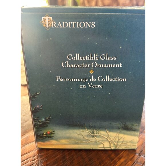 Traditions Collectible Glass Penguin Ornament Bauble In Red & Green Holiday Atti - Picture 7 of 7